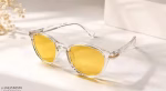 Yellow panto style Kids sunglasses for 5 to 10 years kids - Image 2