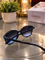Women oversize royal blue sunglasses - Image 3