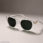 boys round shapes classy sunglasses black
