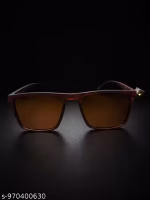 brown classy sunglasses for men matte frame look